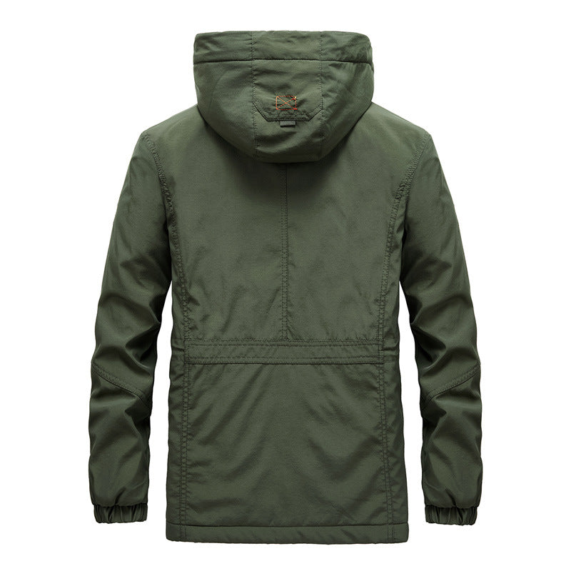 Herren wetterfeste Hybridjacke mit fleecegefüttertem Innenfutter Echoarchiv