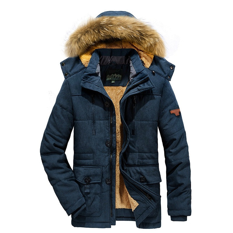 Herren Winterparka mit abnehmbarem Pelzkragen Echo Archiv
