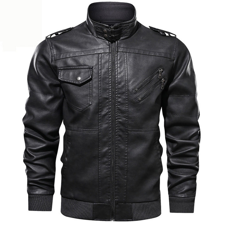 Herren Stylische Lederjacke Echo Archiv