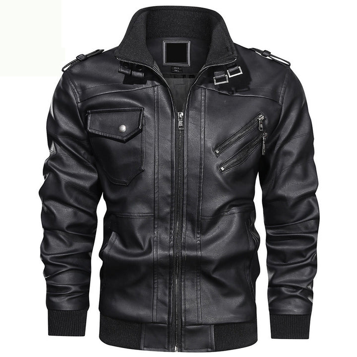 Herren Stylische Lederjacke Echo Archiv