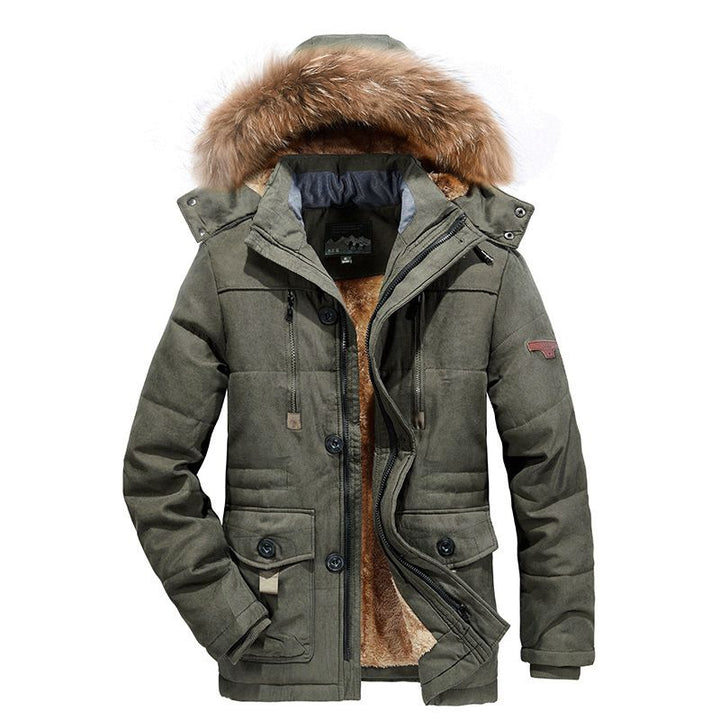 Herren Winterparka mit abnehmbarem Pelzkragen Echo Archiv