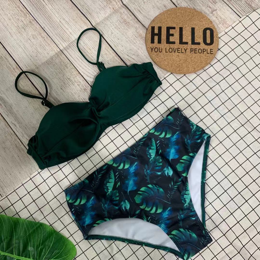 Damen Bikini mit floralem Design und verstellbaren Trägern Echo Archiv