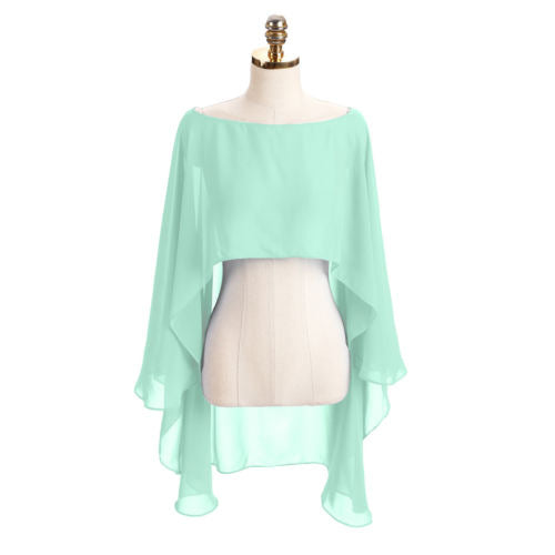 Damen elegante transparente Überwurfjacke Echo Archiv