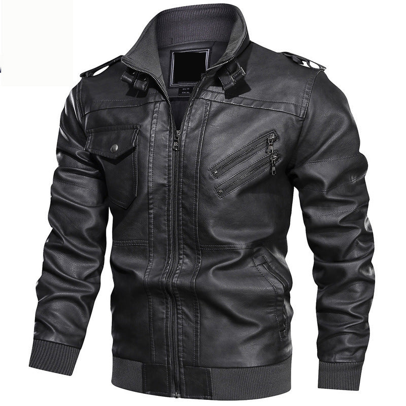 Herren Stylische Lederjacke Echo Archiv