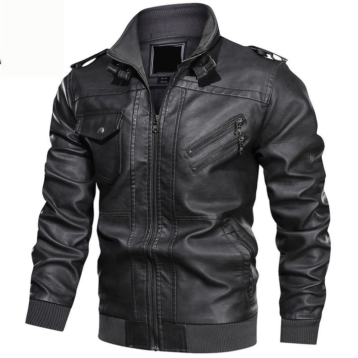 Herren Stylische Lederjacke Echo Archiv