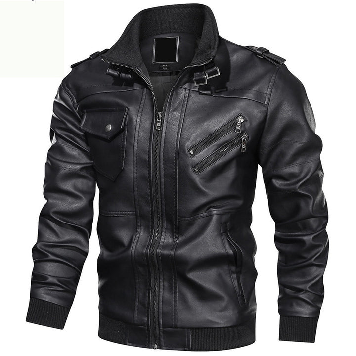 Herren Stylische Lederjacke Echo Archiv