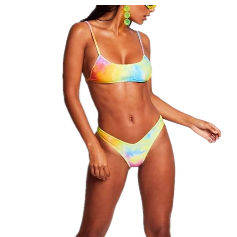 Damen Bunt gemusterter Bikini Echo Archiv