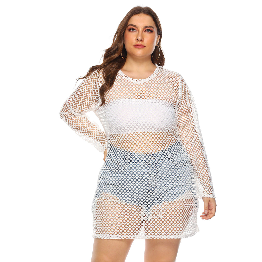 Damen transparentes Netz-Strandkleid Echo Archiv