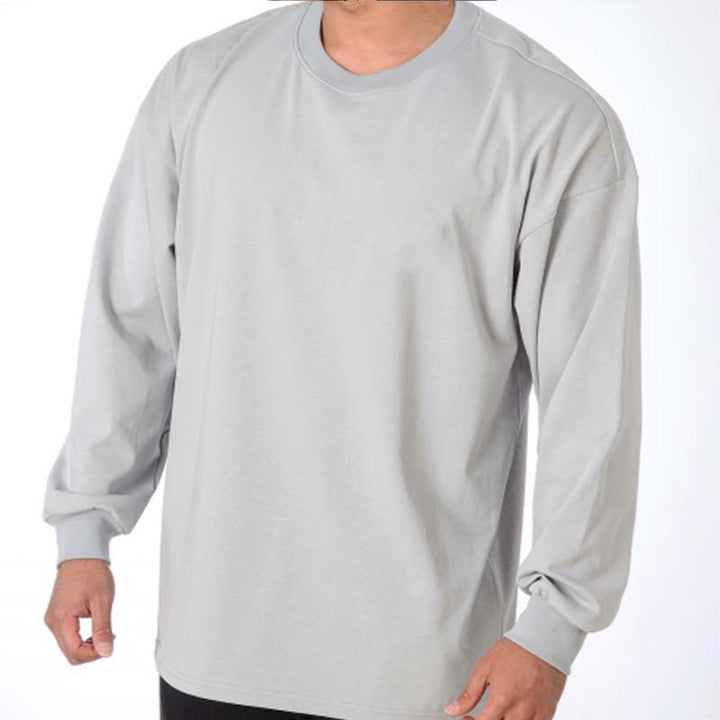 Herren Sportliches Langarm-T-Shirt aus atmungsaktivem Material Echoarchiv