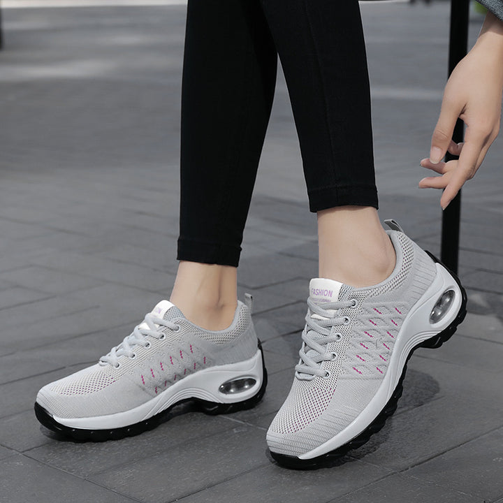 Damen nan urbaner Komfort-Sneaker mit sichtbarer Luftdämpfung und nahtlosem Maschenoberteil Echo Archiv