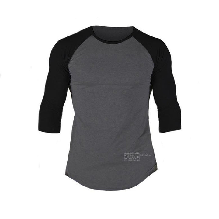 Herren Raglan Langarmshirt mit Rundhalsausschnitt Echoarchiv