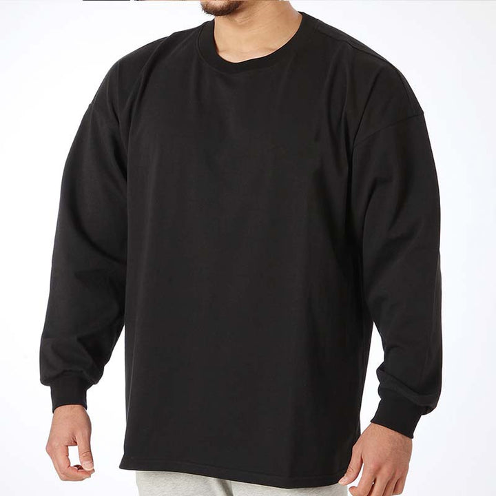 Herren Sportliches Langarm-T-Shirt aus atmungsaktivem Material Echoarchiv