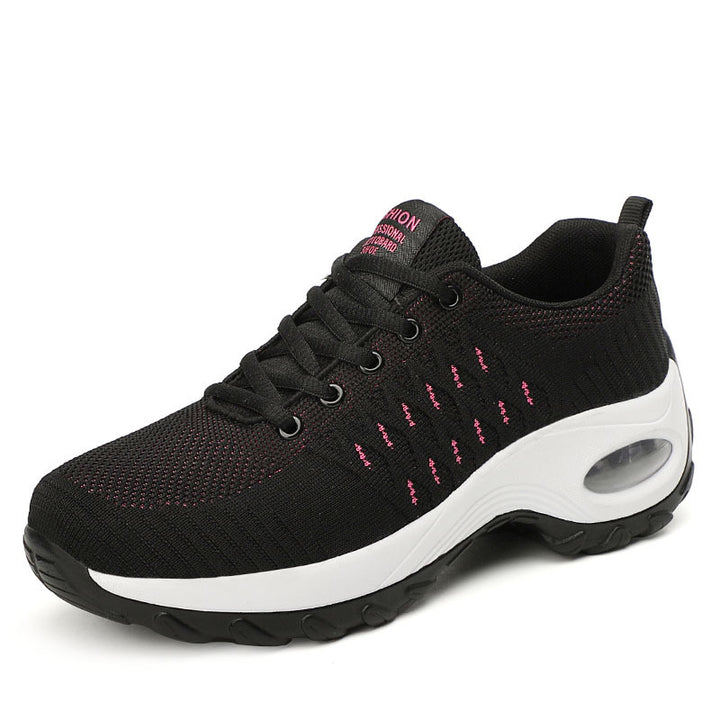 Damen nan urbaner Komfort-Sneaker mit sichtbarer Luftdämpfung und nahtlosem Maschenoberteil Echo Archiv