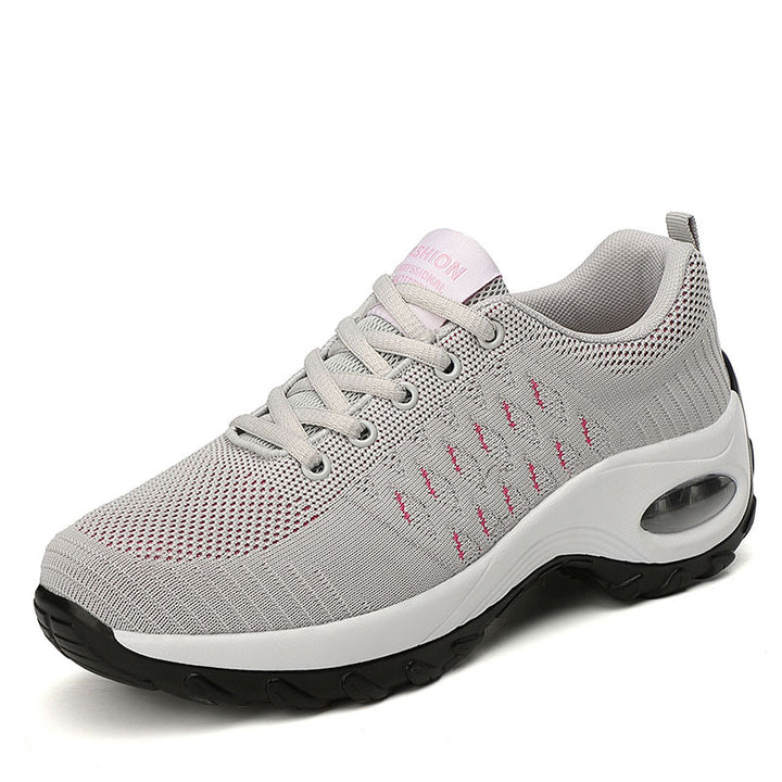 Damen nan urbaner Komfort-Sneaker mit sichtbarer Luftdämpfung und nahtlosem Maschenoberteil Echo Archiv