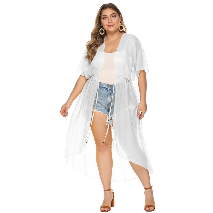 Damen eleganter transparenter Strandkimono Echo Archiv