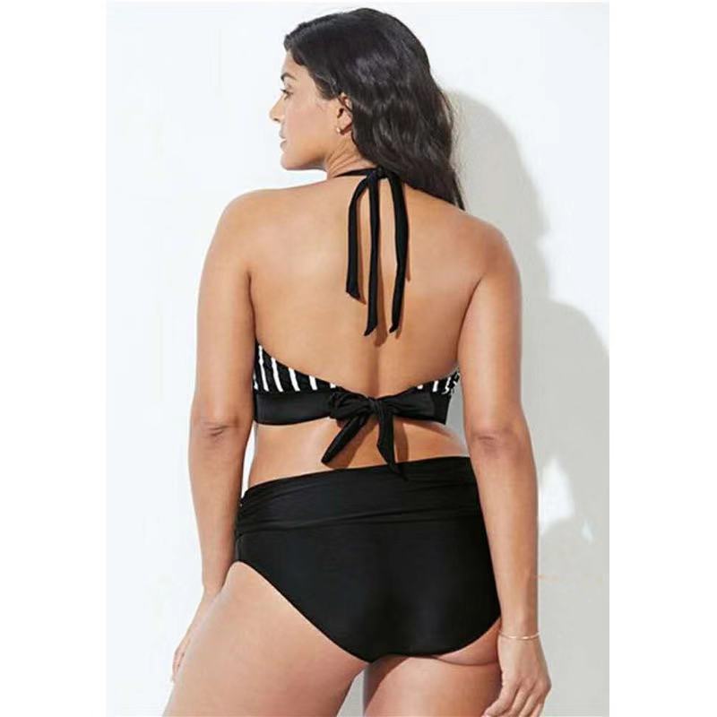 Damen Sportlicher Bikini-Top mit breiten Trägern Echo Archiv