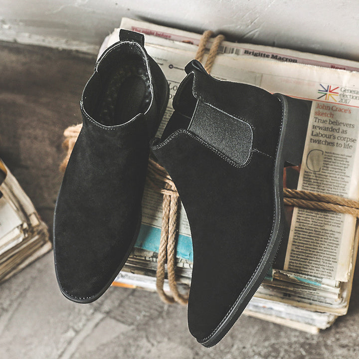Herren-Chelsea-Stiefel, gefüttert, Winter-Stil