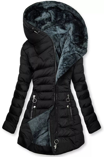 Echoarchiv | Lange Winterjacke mit Kapuze für Damen IdEchoarchivl für Die Kalte Jahreszeit