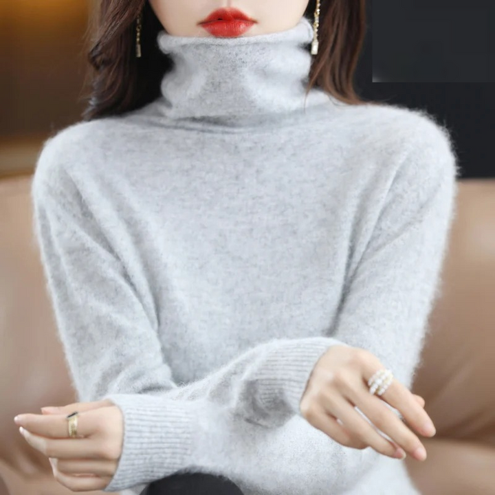 Echoarchiv | Pullover Damen Weicher Rollkragenpullover, Warm & Luxuriöses Design