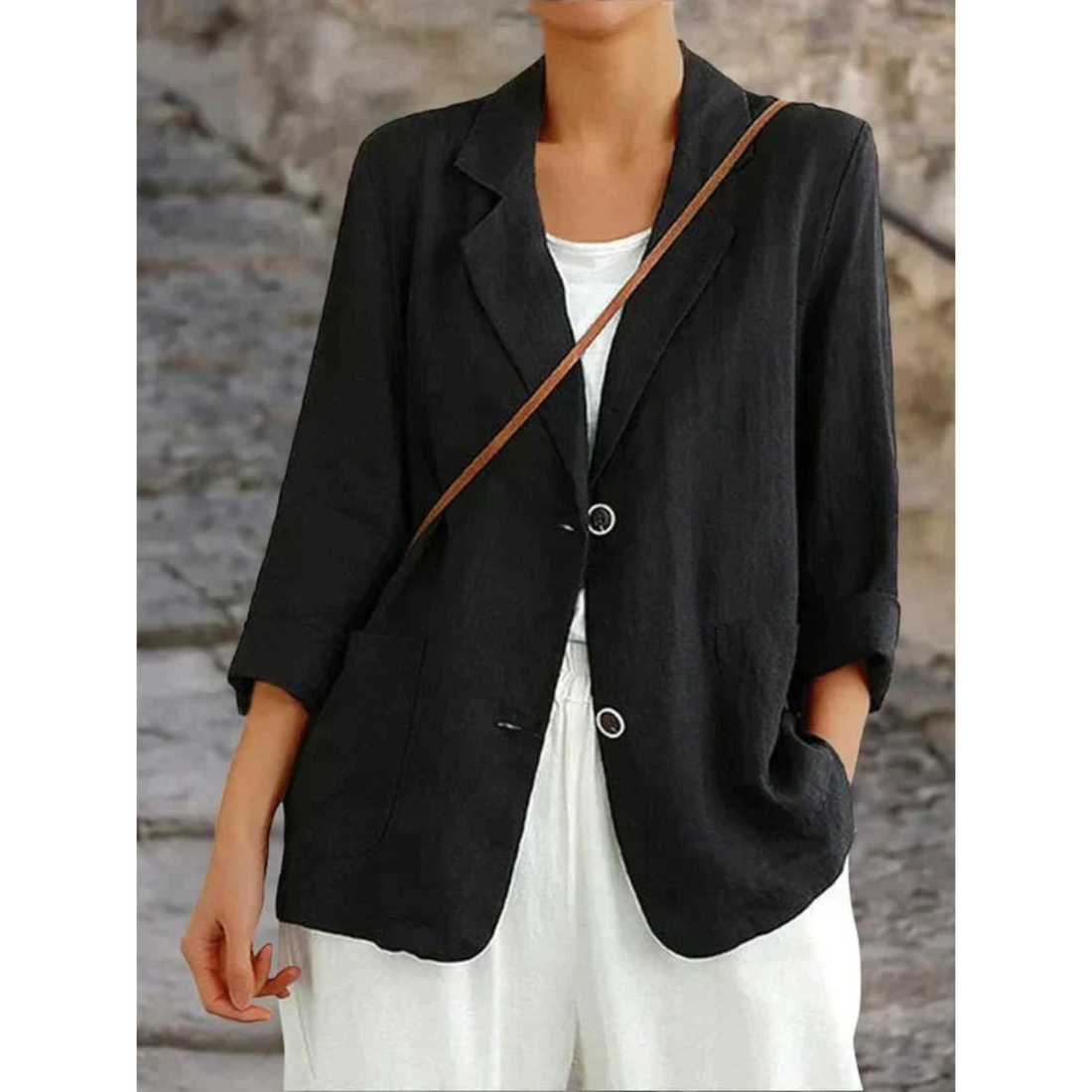 Stilvoller Blazer Für Damen Im Eleganten Gestaltung – Valéne