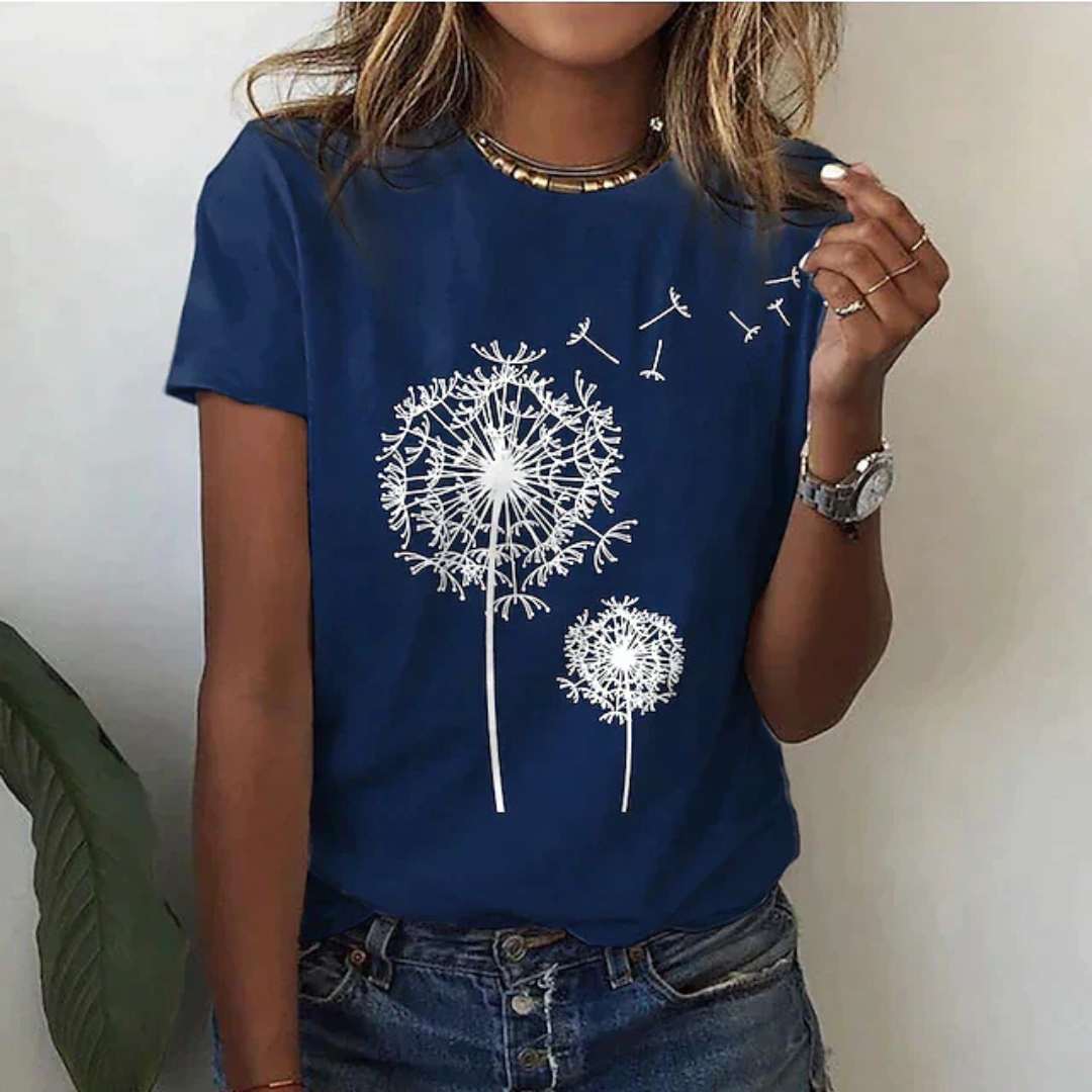 Echoarchiv | T-Shirt mit Kurzarm Bedruckt Lässig
