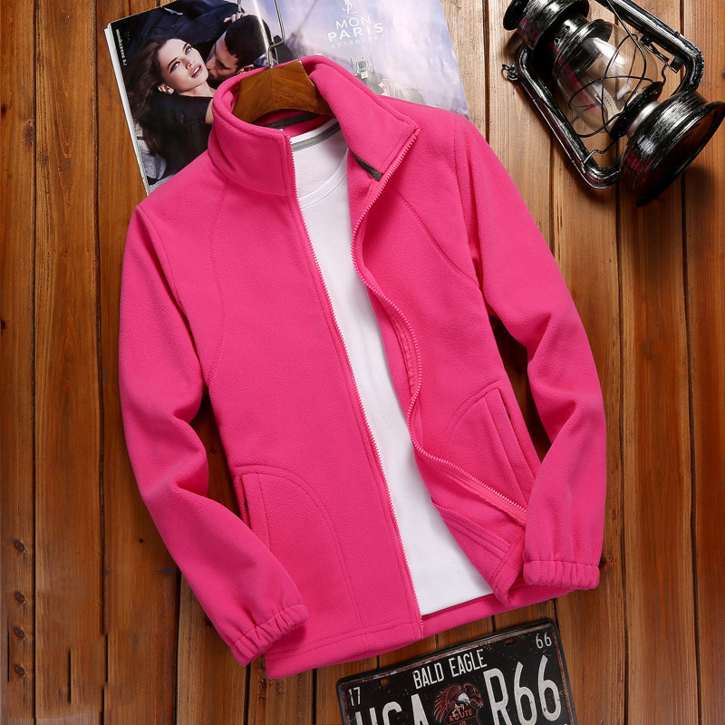 Fleecejacke Damen Reißverschluss-Fleece mit Stehkragen – Célinea