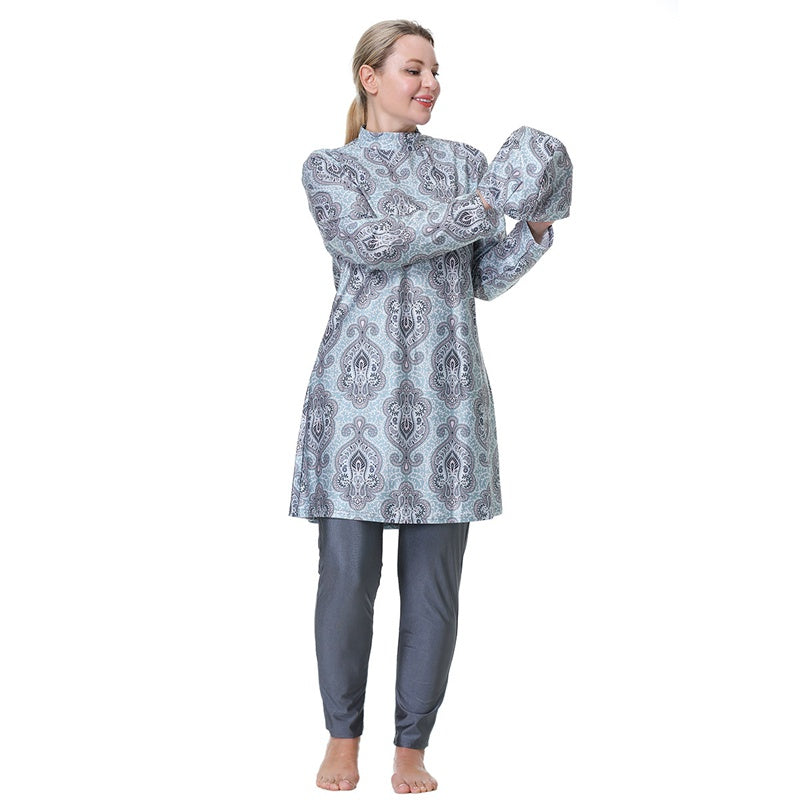 Echoarchiv | 3Xl 8Xl Gedruckte Halal Arabische Frauen Badebekleidung BadEchoarchivnzug Burkinis