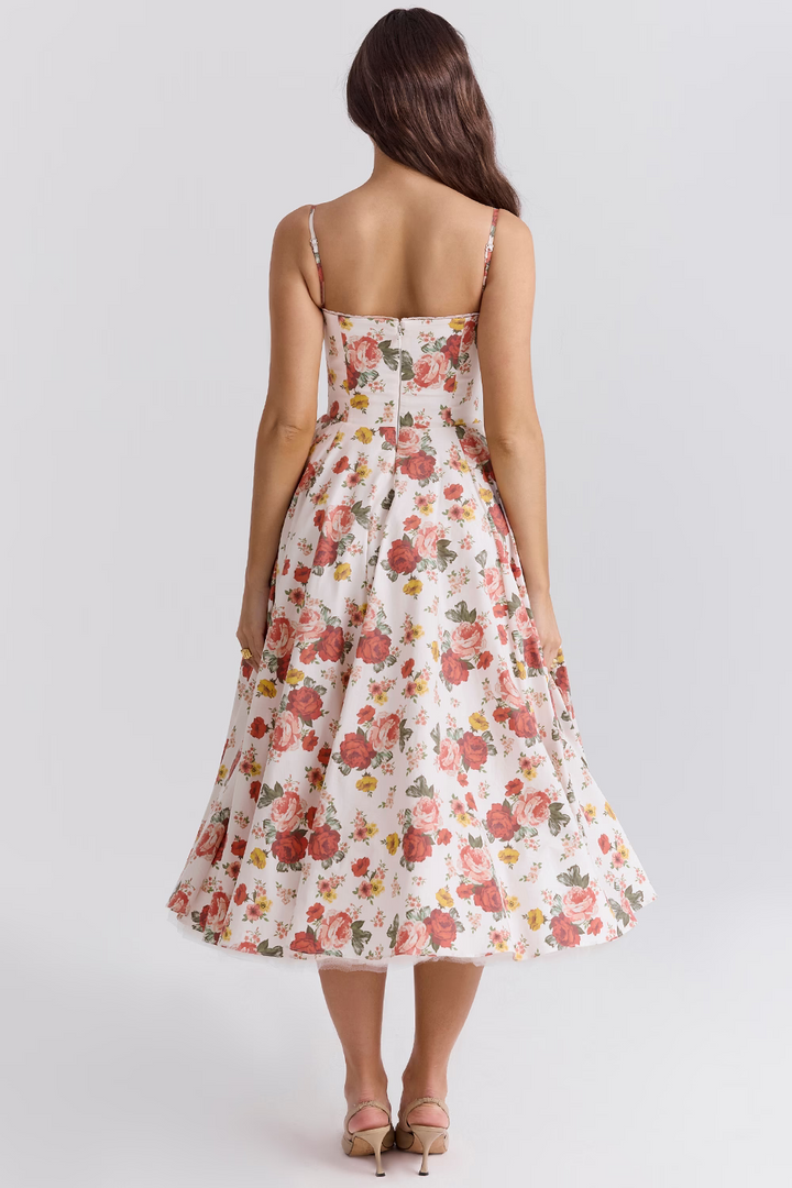 Elegantes Schlankmachendes Kleid für Damen