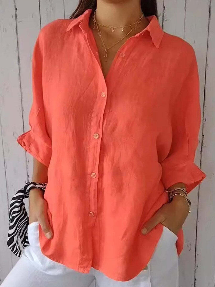 Echoarchiv | Leinen Damenbluse für Den Sommer