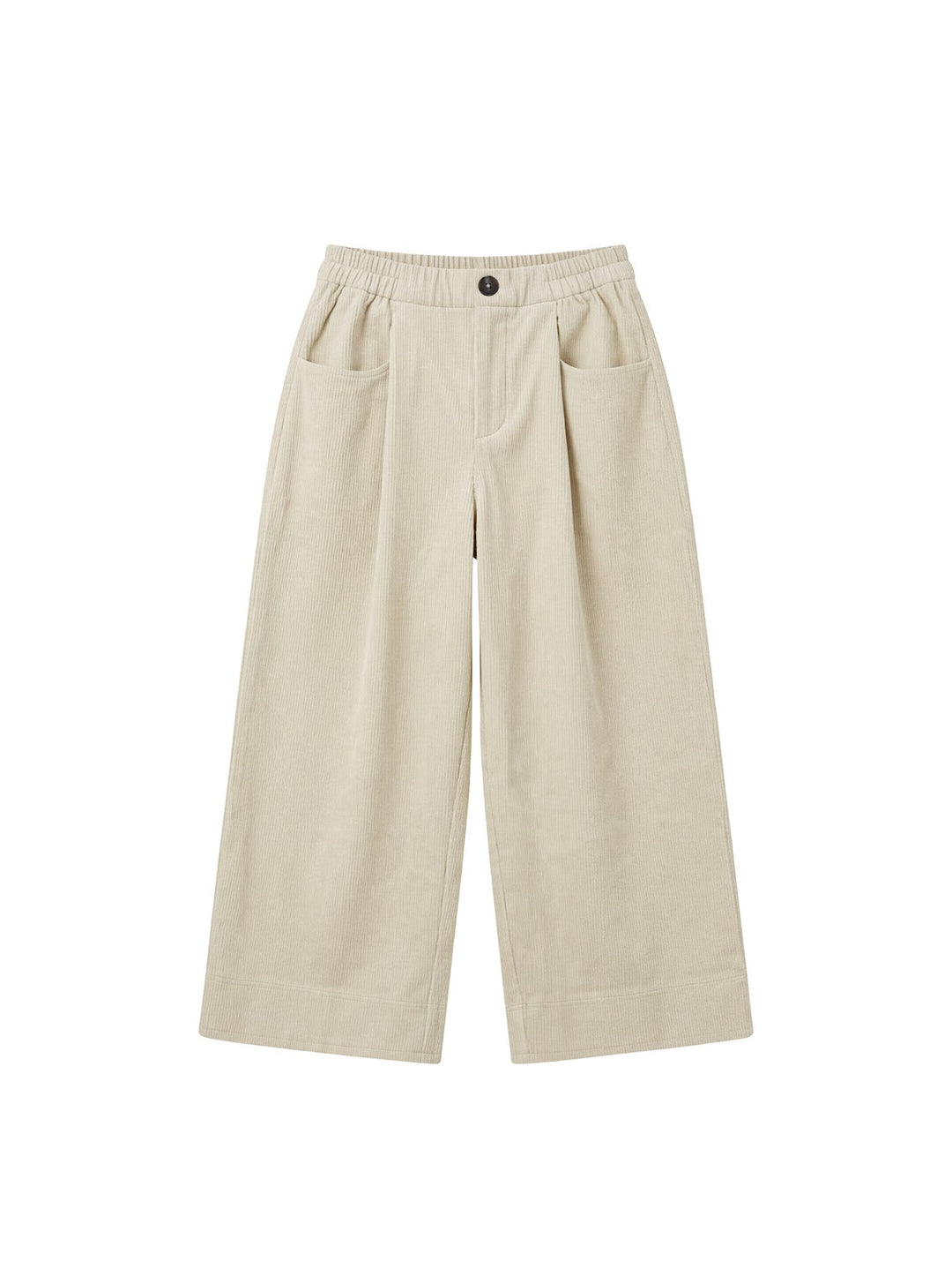 Klassische Cord-Culotte mit Gummibund