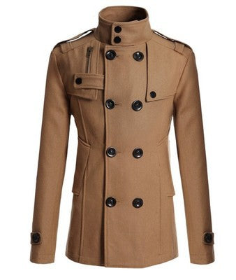 Herren Steppjacke mit asymmetrischem Kragen und praktischen Taschen Echoarchiv
