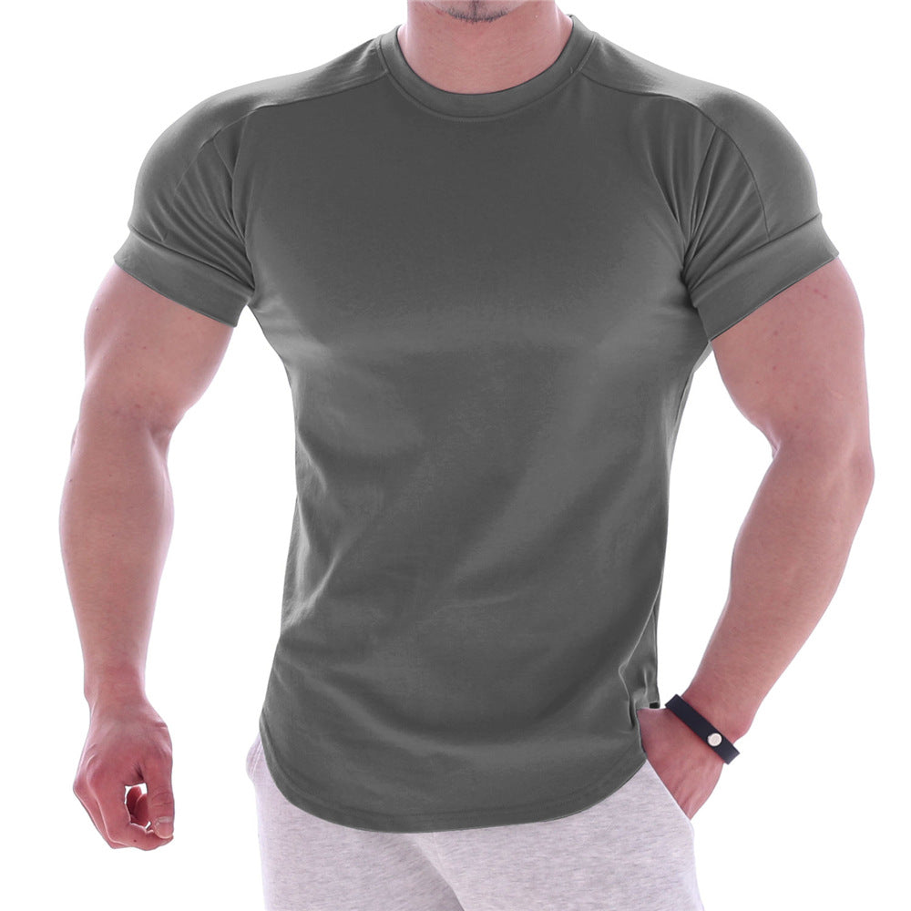 Herren sportliches Kurzarm-T-Shirt mit ergonomischem Schnitt und feuchtigkeitsregulierendem Material Echoarchiv
