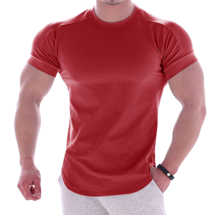 Herren sportliches Kurzarm-T-Shirt mit ergonomischem Schnitt und feuchtigkeitsregulierendem Material Echoarchiv
