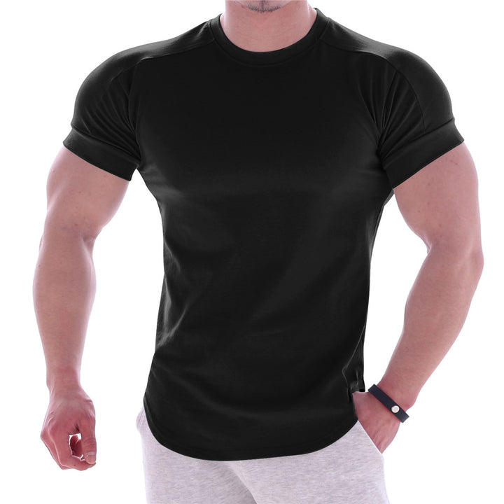 Herren sportliches Kurzarm-T-Shirt mit ergonomischem Schnitt und feuchtigkeitsregulierendem Material Echoarchiv