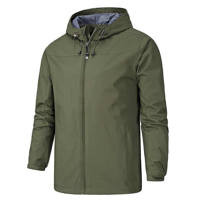 Herren Ultraleichter Ripstop-Kapuzenblouson mit wind- und wasserabweisender Membran Echo Archiv