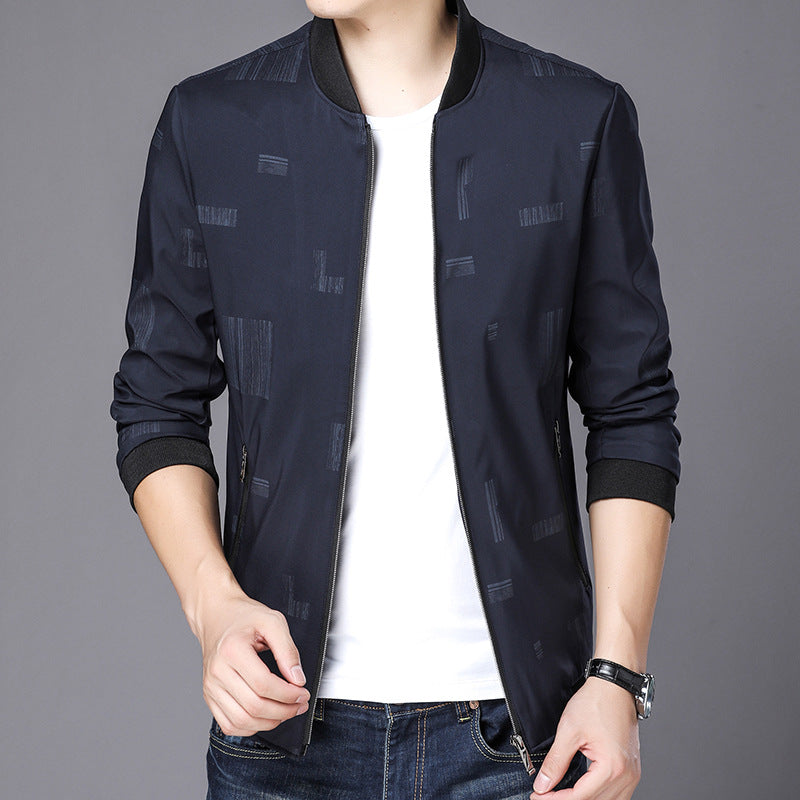 Herren urbane Freizeitjacke im strukturierten Design mit praktischen Taschen Echoarchiv