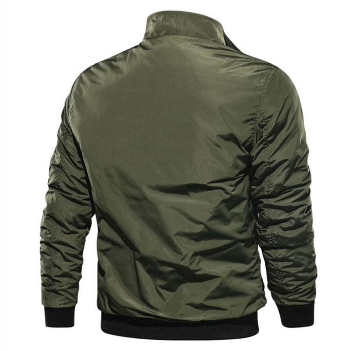 Herren Bomberjacke im Fliegerstil mit Thermofutter, Ärmeltasche und Rippbündchen Echoarchiv