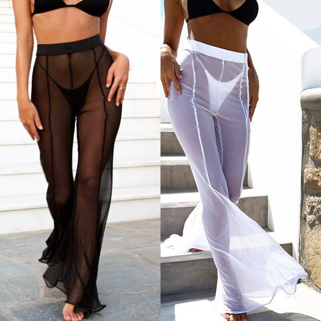Damen Transparente Strandhose Echo Archiv