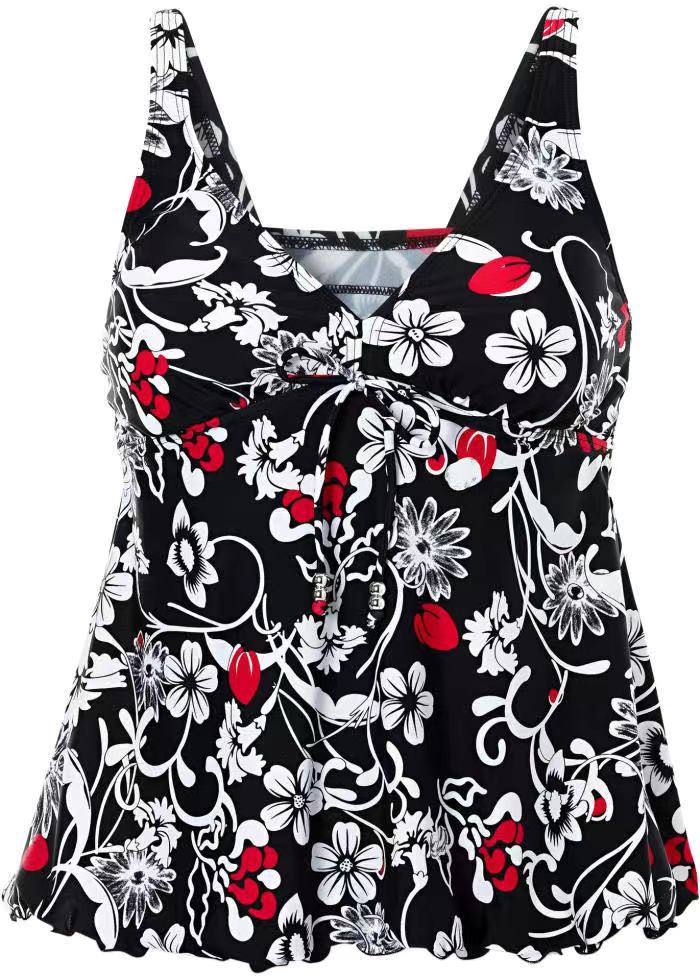 Damen Floral Tankini-Oberteil Echo Archiv