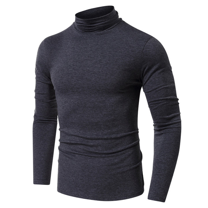 Herren Turtleneck-Shirt aus hochwertigem, elastischen Baumwollmix Echoarchiv