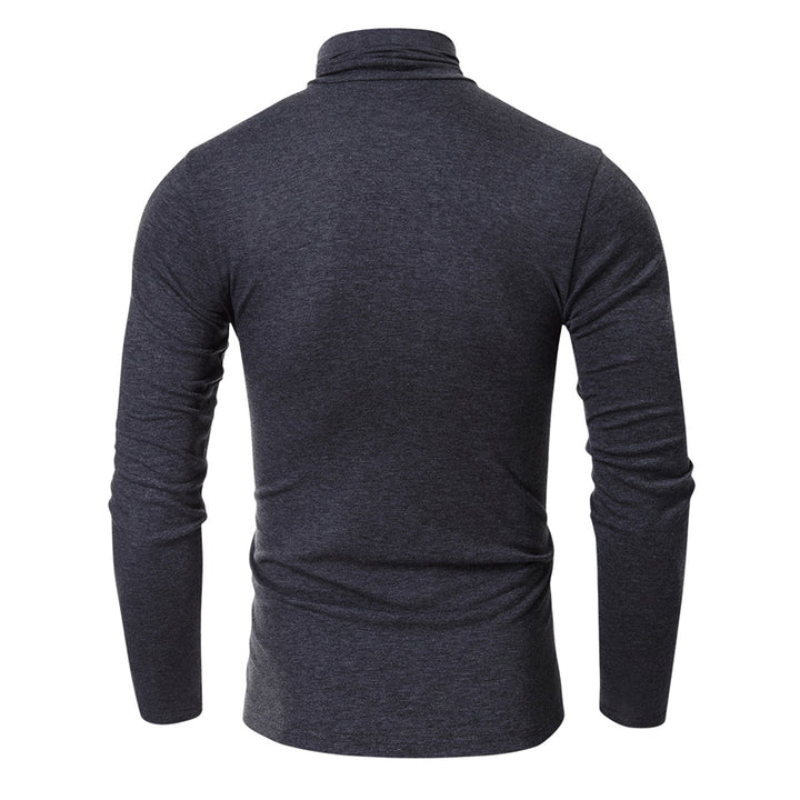 Herren Turtleneck-Shirt aus hochwertigem, elastischen Baumwollmix Echoarchiv