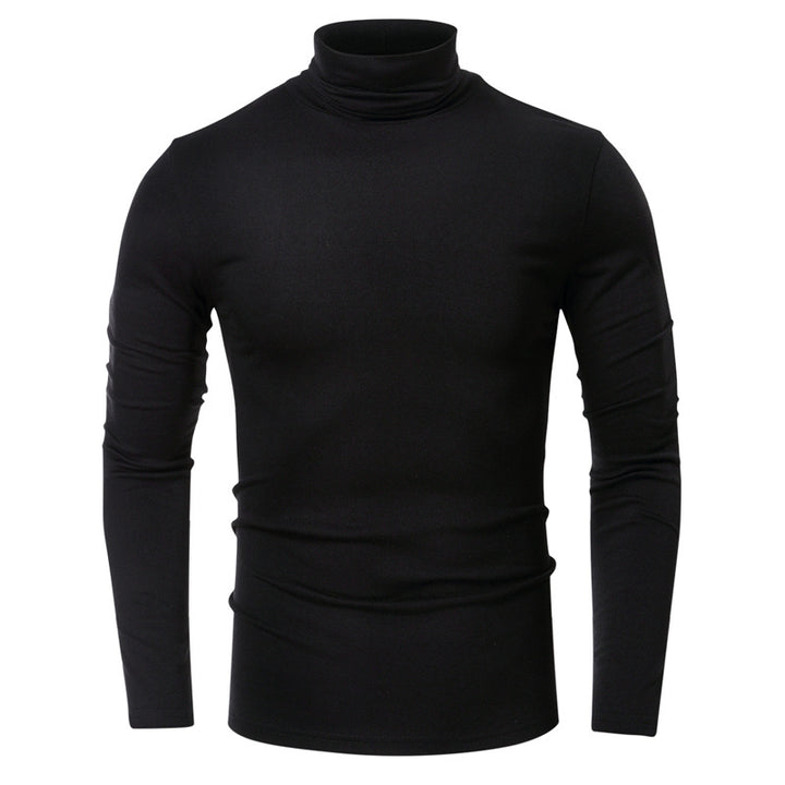Herren Turtleneck-Shirt aus hochwertigem, elastischen Baumwollmix Echoarchiv