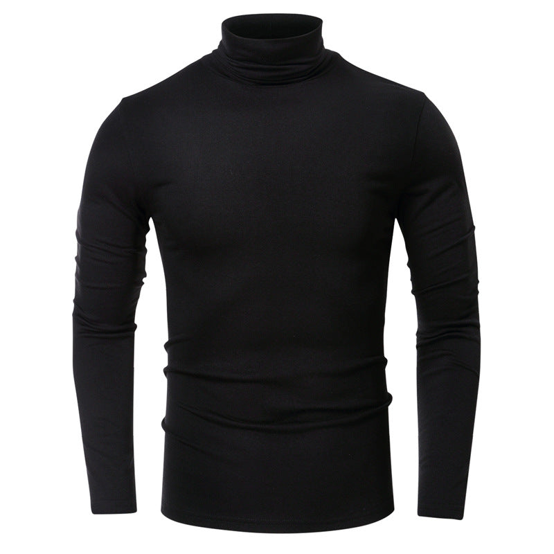 Herren Eleganter Rollkragenpullover aus hochwertigem Baumwollmix Echoarchiv
