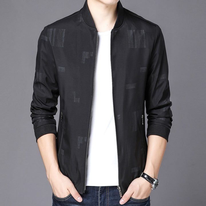 Herren urbane Freizeitjacke im strukturierten Design mit praktischen Taschen Echoarchiv