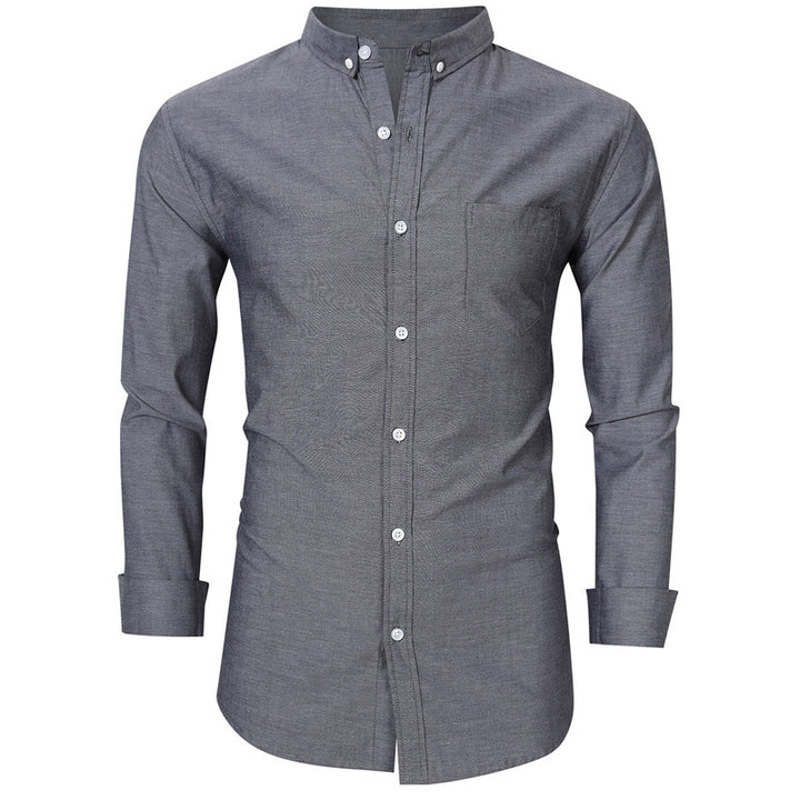 Herren Hemd mit klassischem Button-Down Kragen und Brusttasche Echoarchiv