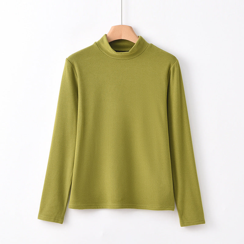 Wärmender Strickpullover mit Stehkragen