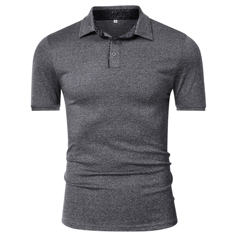 Herren Poloshirt mit modernem Rippendesign und atmungsaktiver Stofftechnologie Echoarchiv