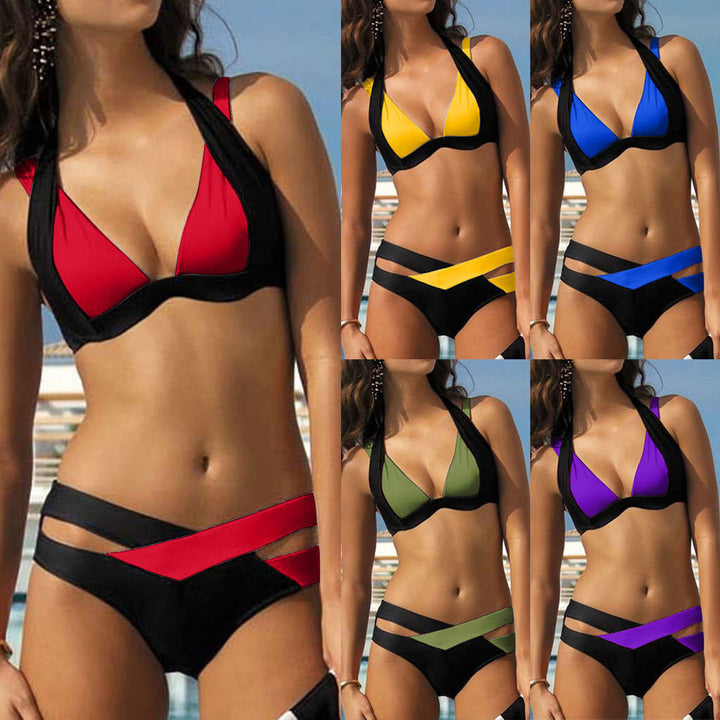 Damen Hochwertiger Triangel-Bikini mit modischem Schnitt Echo Archiv