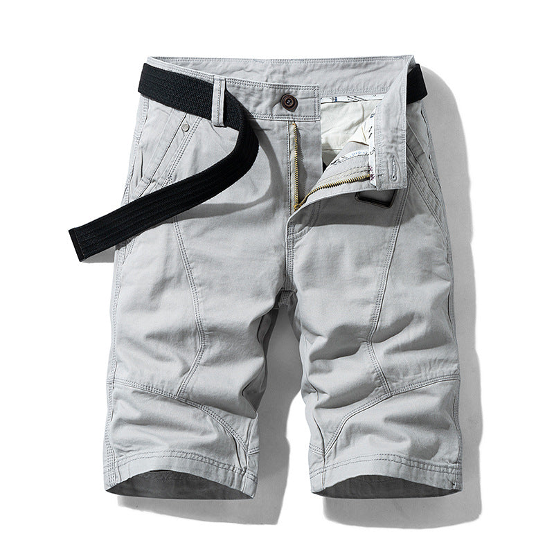 Herren Cargo-Shorts aus strapazierfähigem Material mit multifunktionalen Taschen und verstellbarem Bund Echoarchiv