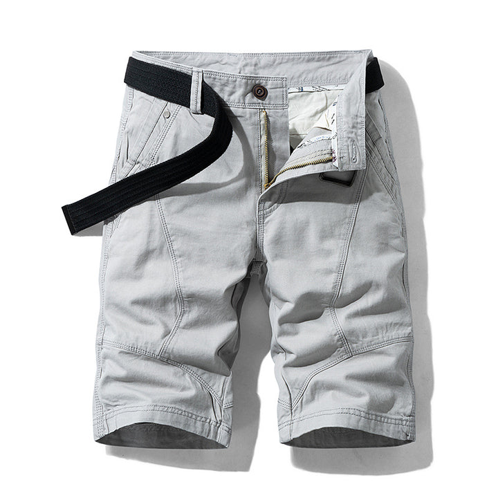 Herren Cargo-Shorts aus strapazierfähigem Material mit multifunktionalen Taschen und verstellbarem Bund Echoarchiv